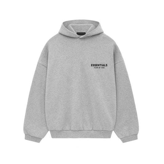 ESSENTIALS AW24 HOODIE 'GREY BLACK’