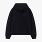 Siarr Arch Logo Zip Hoodie Black