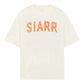 Siarr Scribble Tee White Orange