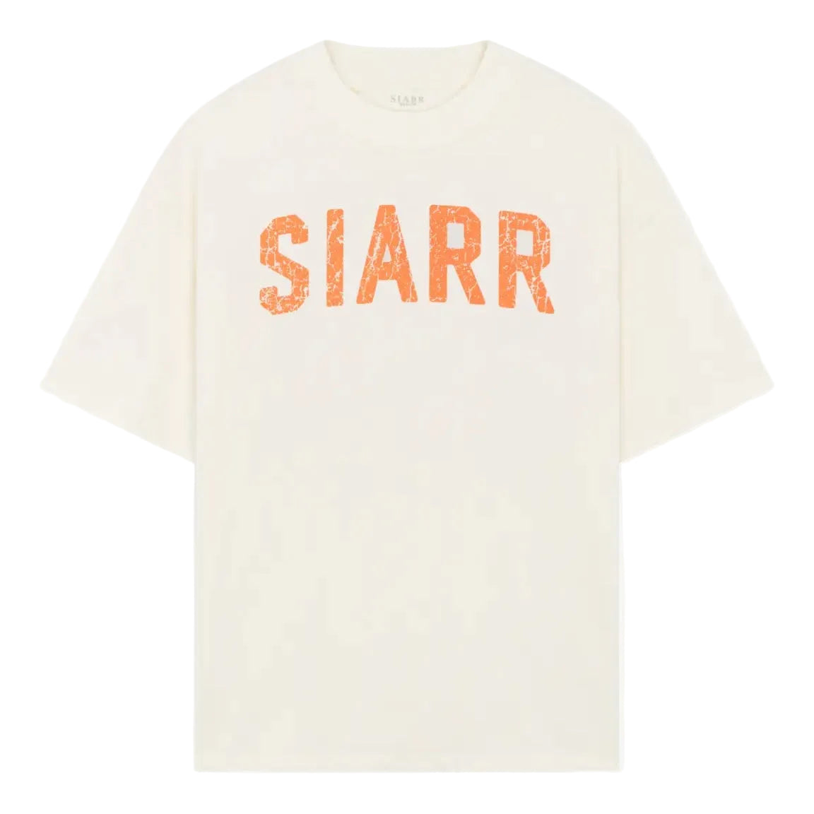 Siarr Scribble Tee White Orange