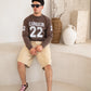 Cardair Varsity Long Sleeve Brown