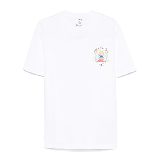 Casablanca Casa Way Mountain Tee White