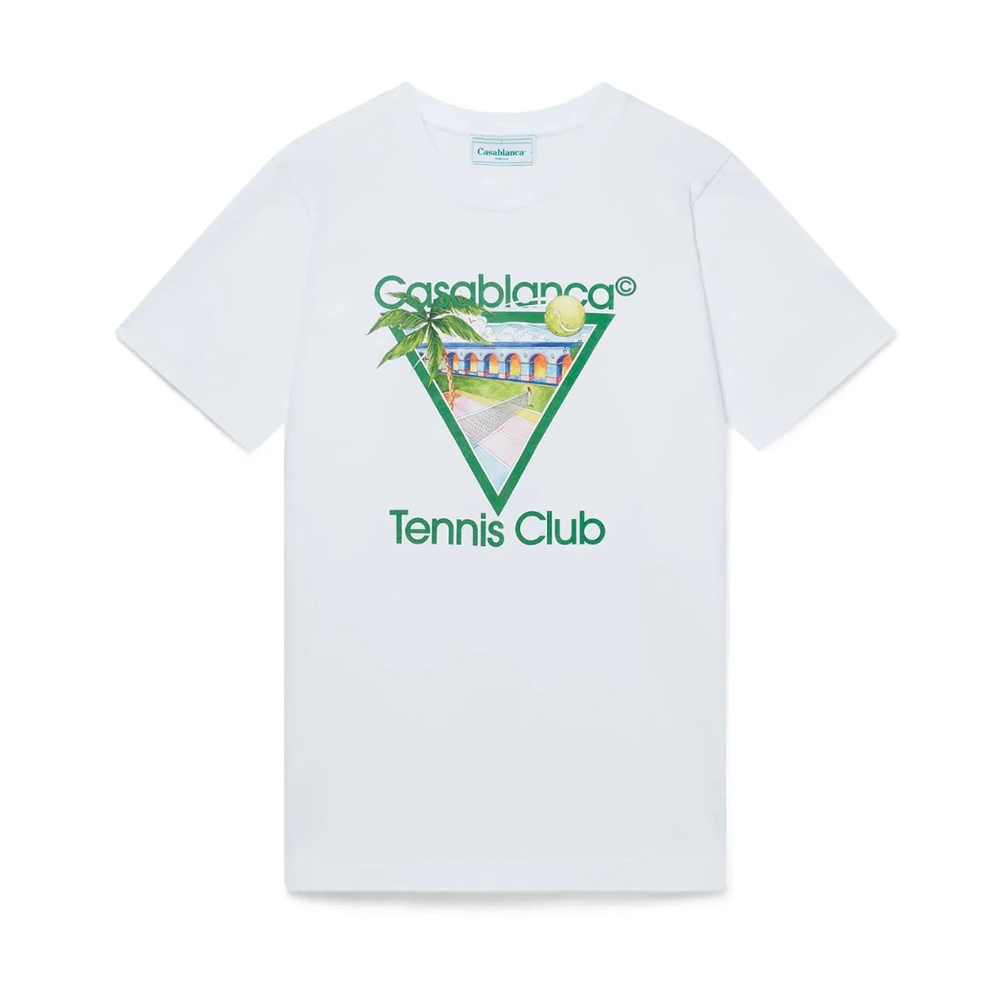 Casablanca Tennis Club Icon Tee White