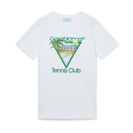 Casablanca Tennis Club Icon Tee White