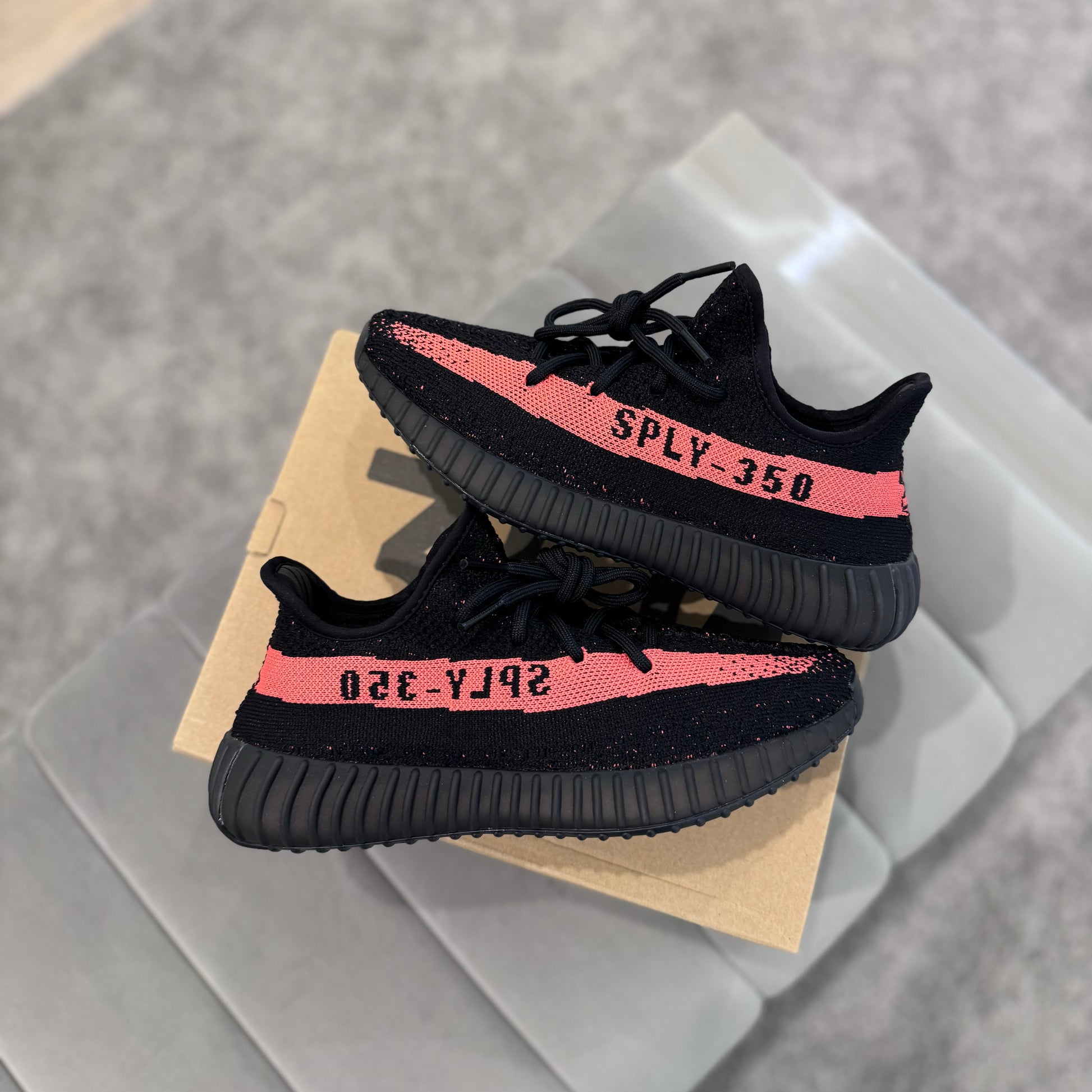 YEEZY 350 V2 'CORE RED STRIPE' – Empire Glasgow