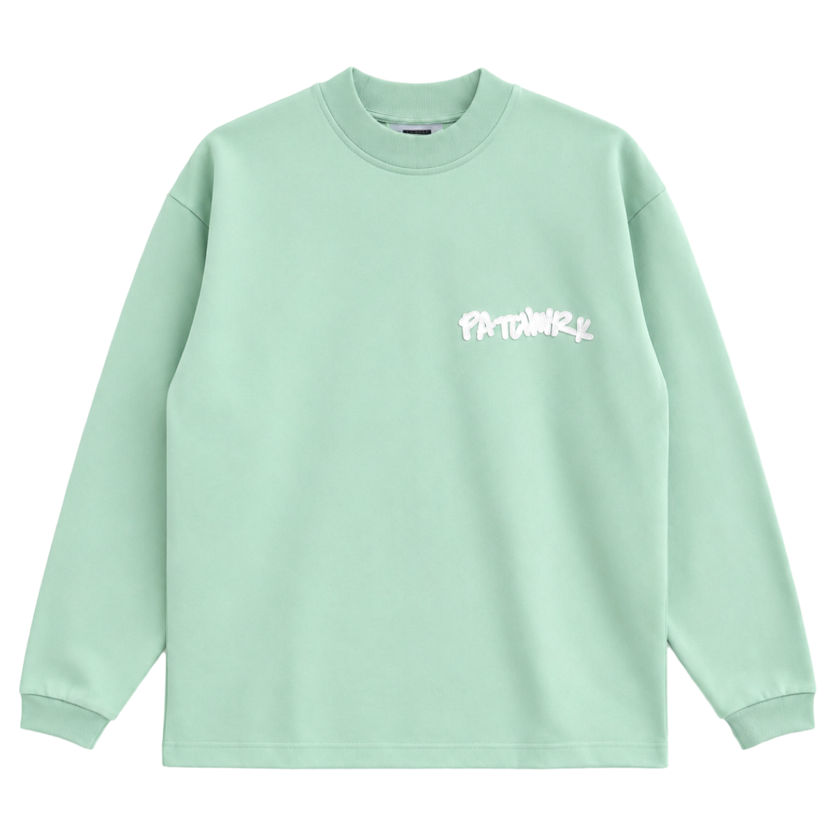 Patchwrk Classic Long Sleeve Tee Mint Green