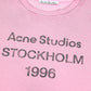 Acne Studios Stockholm 1996 Logo Tee Pink