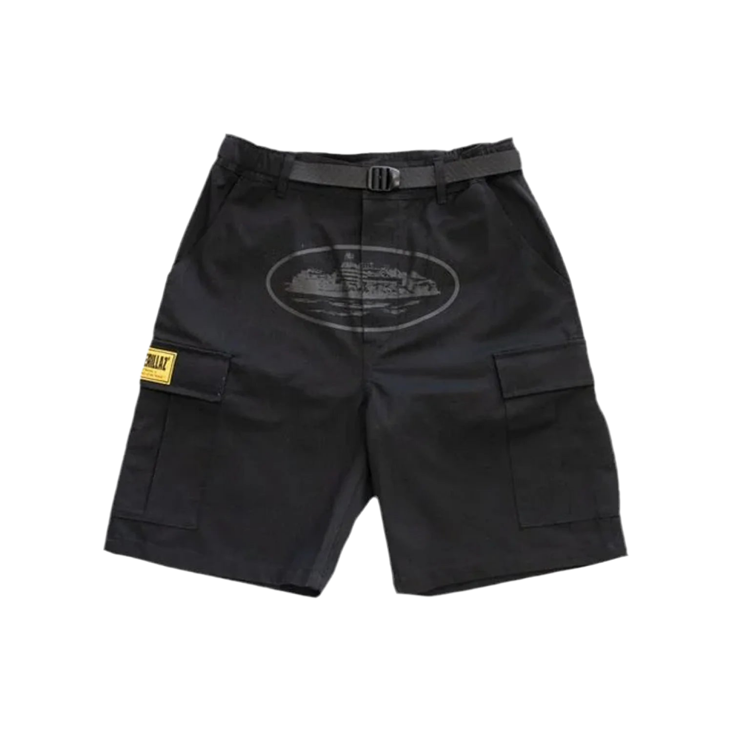 Corteiz Guerillaz Cargo Shorts Black – Empire Glasgow