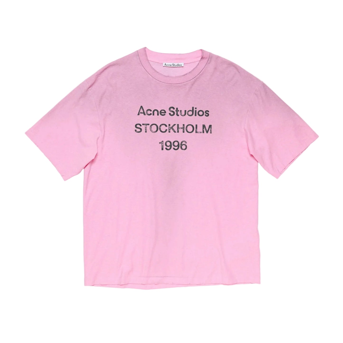 Acne Studios Stockholm 1996 Logo Tee Pink