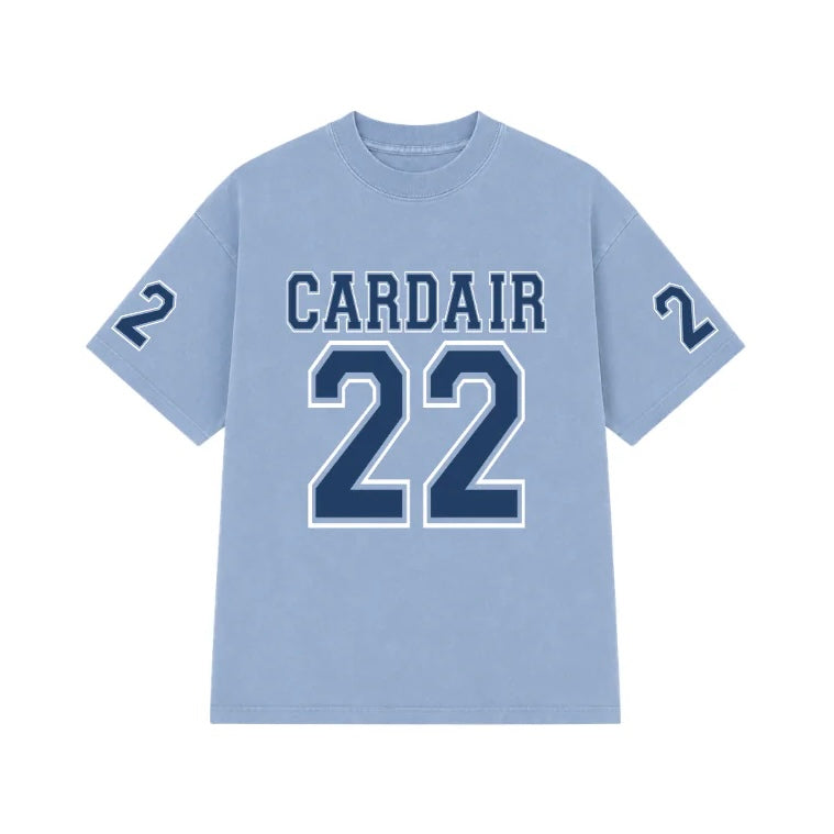Cardair Varsity Tee Sky Blue