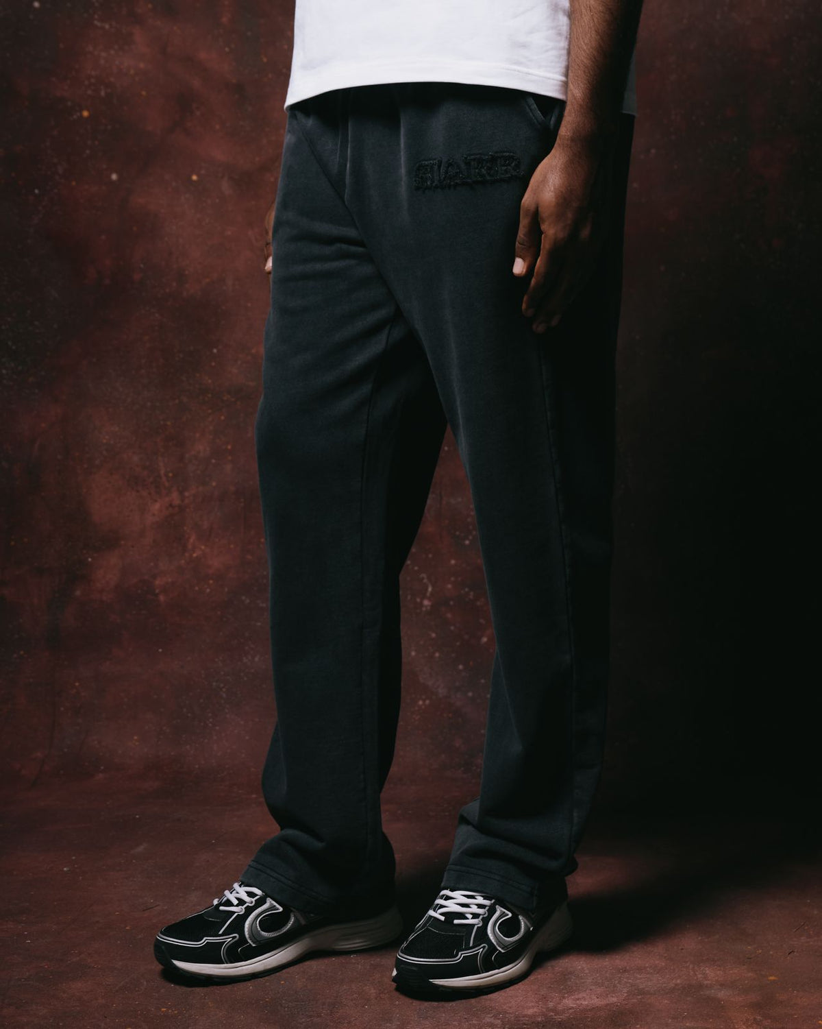 Siarr Quad Joggers Washed Black