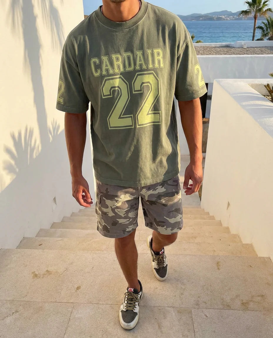 Cardair Varsity Tee Olive