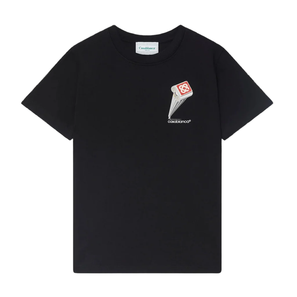 Casablanca Leaning Column Tee Black