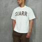 Siarr Scribble Tee White Brown