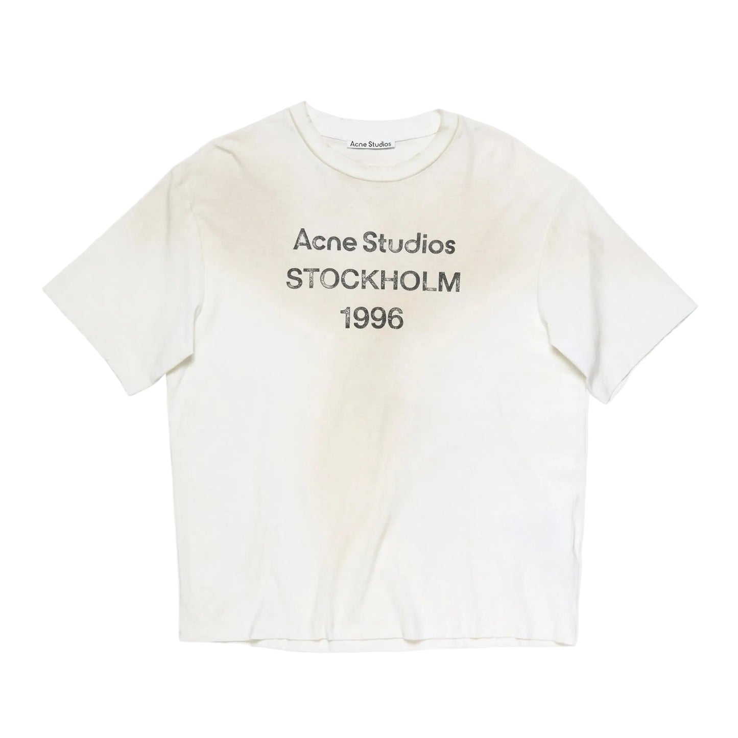 Acne Studios Stockholm 1996 Logo Tee White