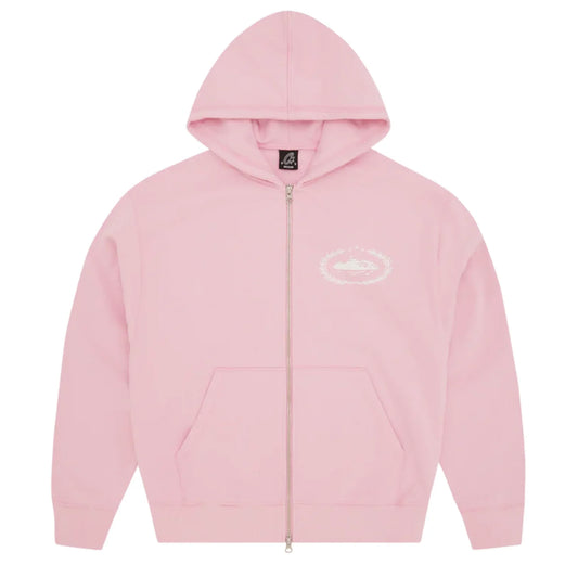 CORTEIZ SUPERIOR ZIP UP HOODIE PINK