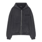 Siarr Quad Zip Hoodie Washed Black