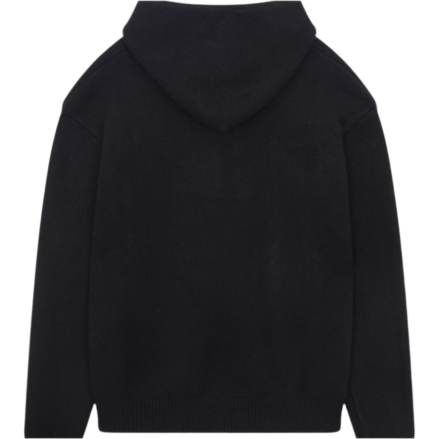 Siarr Knit Hoodie Black