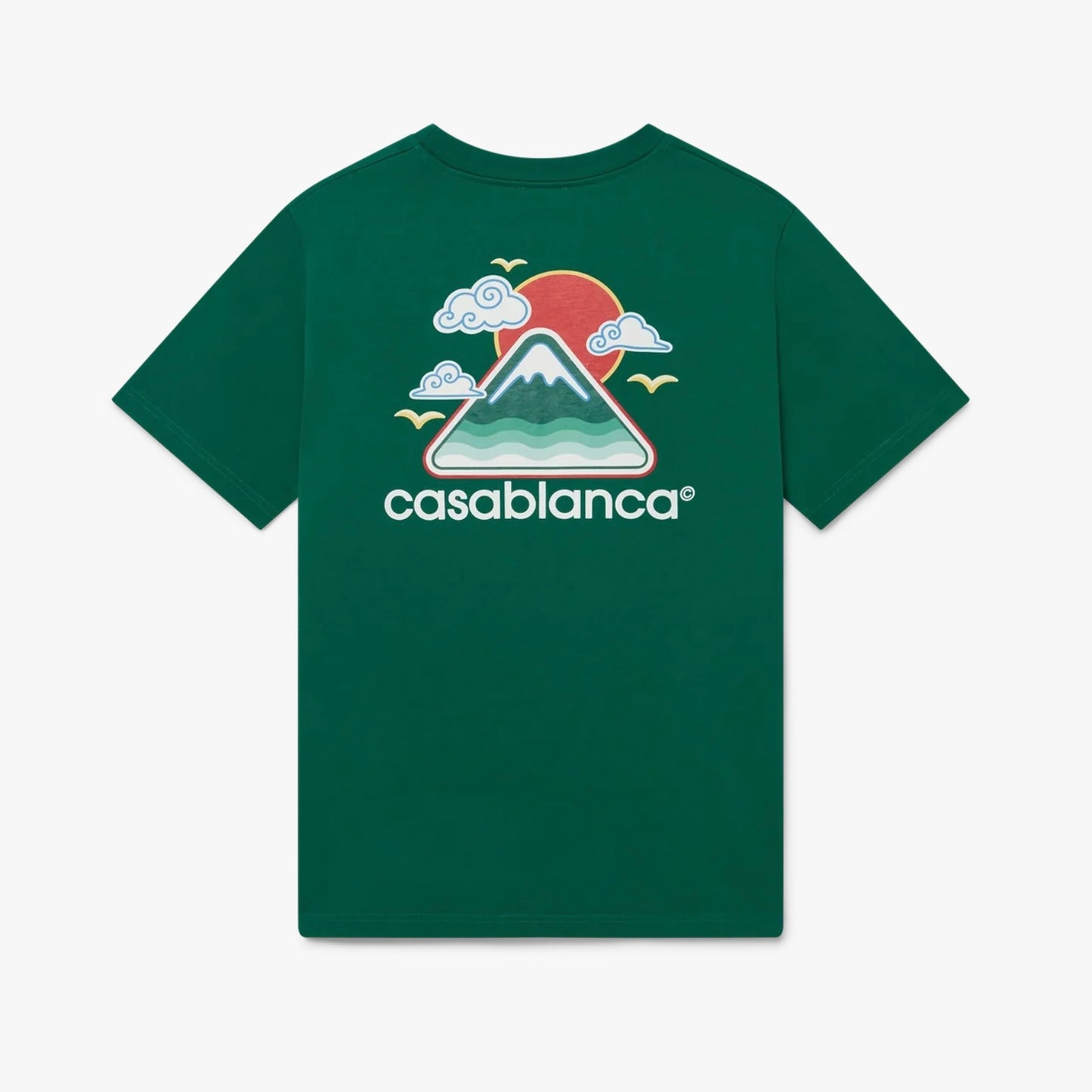 Casablanca Montagne Ondulee Tee Green