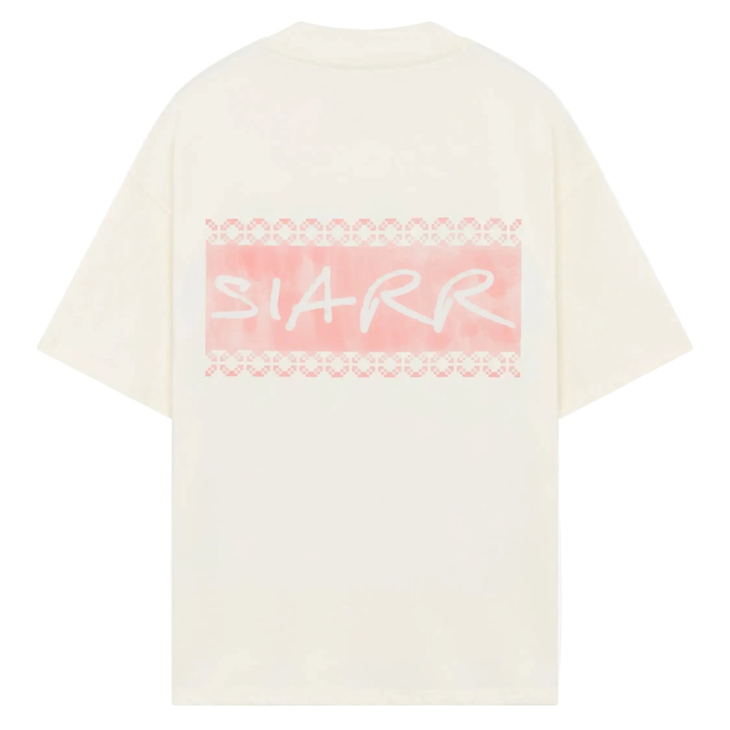 Siarr Pattern Tee White