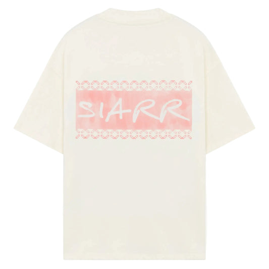 Siarr Pattern Tee White