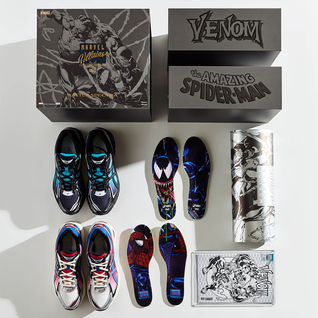 Asics GT-2160 Kith Marvel Spectra Pack With Comic