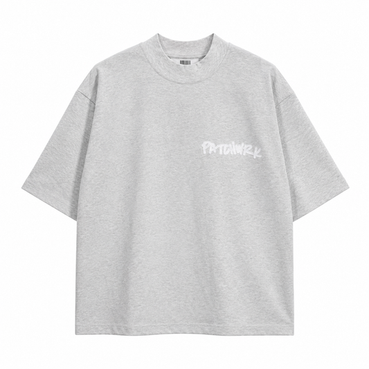 Patchwrk Classic Logo Tee Marl Grey