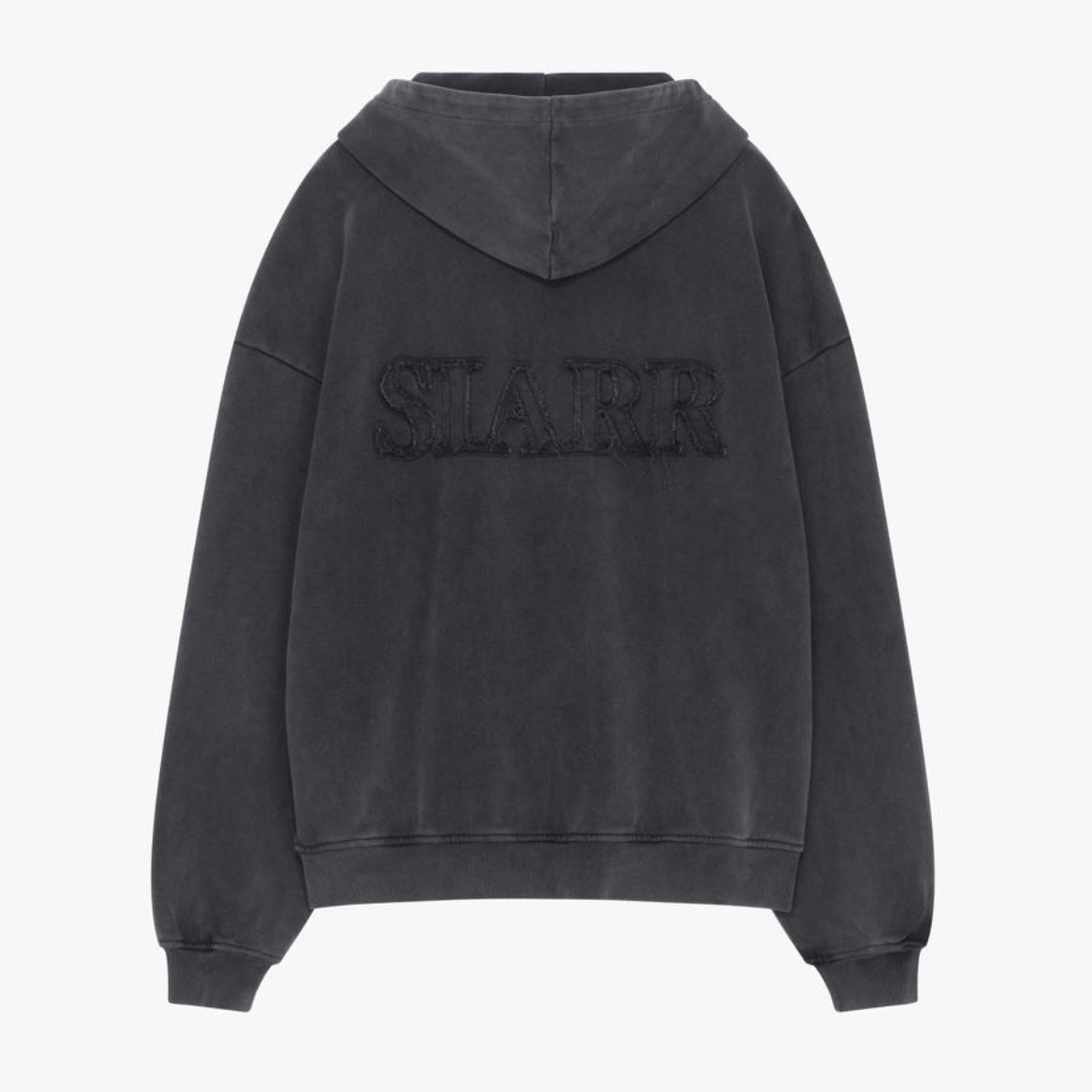 Siarr Quad Zip Hoodie Washed Black