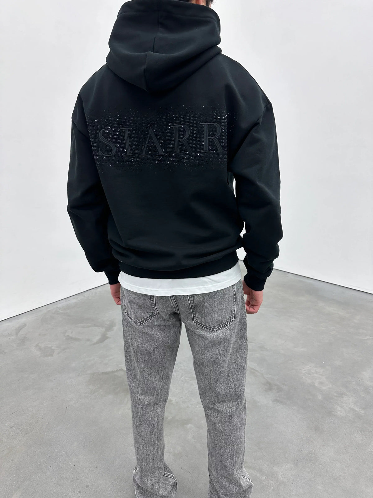 Siarr Diamond Hoodie Black