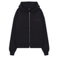 Siarr Puff Zip Hoodie Black
