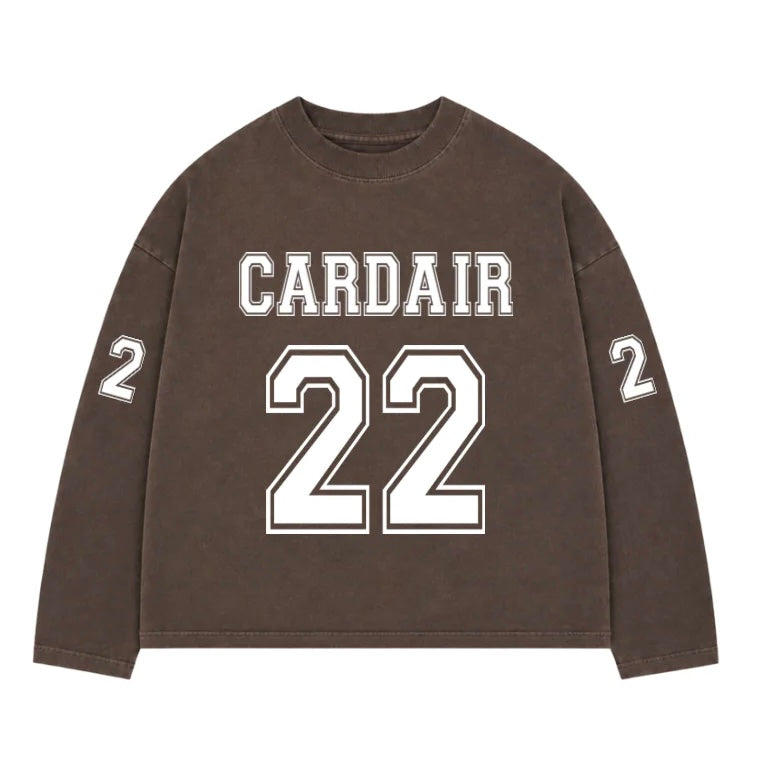 Cardair Varsity Long Sleeve Brown