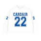Cardair Varsity Long Sleeve White Blue