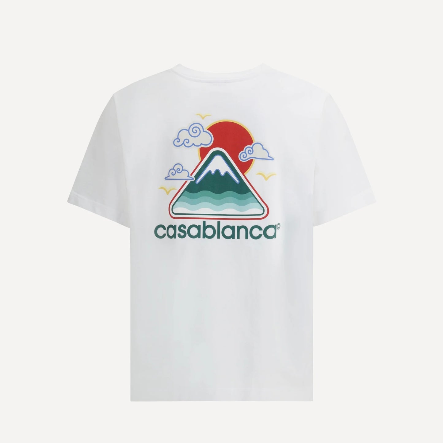 Casablanca Montagne Ondulee Tee White