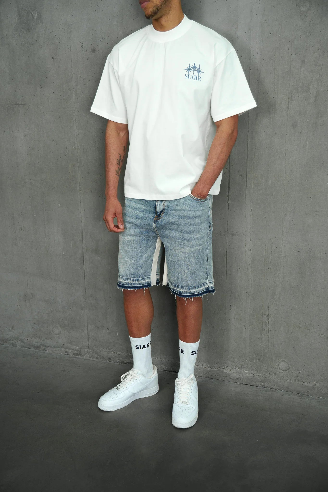 Siarr Stardust Tee White