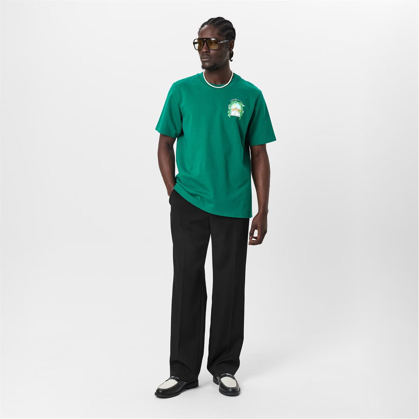 Casablanca L’Arch De Tennis Tee Green