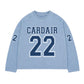 Cardair Varsity Long Sleeve Sky Blue