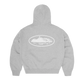 Corteiz Island Puff Print Zip Hoodie Grey
