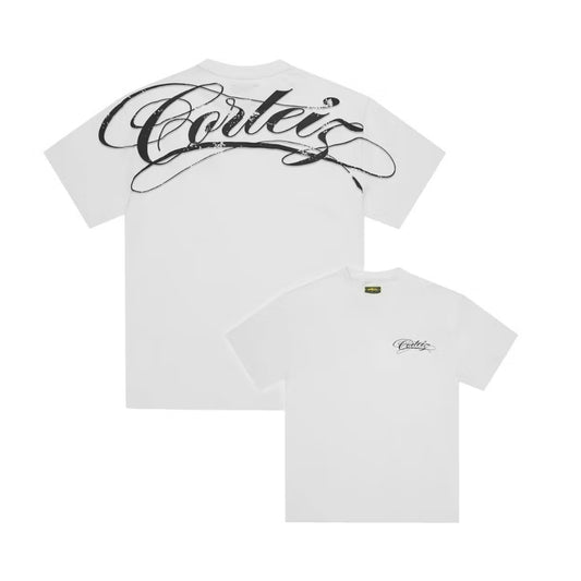 CORTEIZ WRITE OFF HEAVYWEIGHT TEE WHITE
