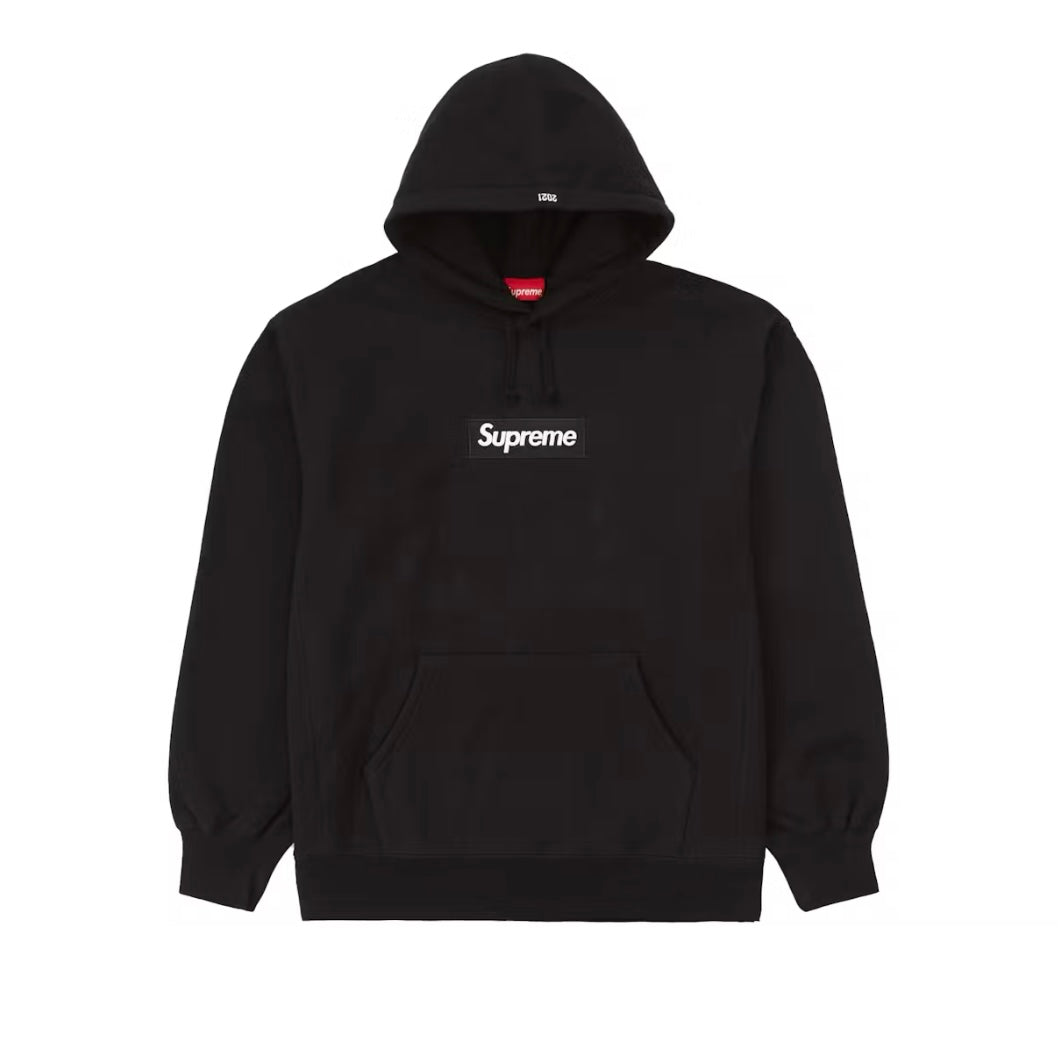 SUPREME BOX LOGO HOODIE BLACK FW21