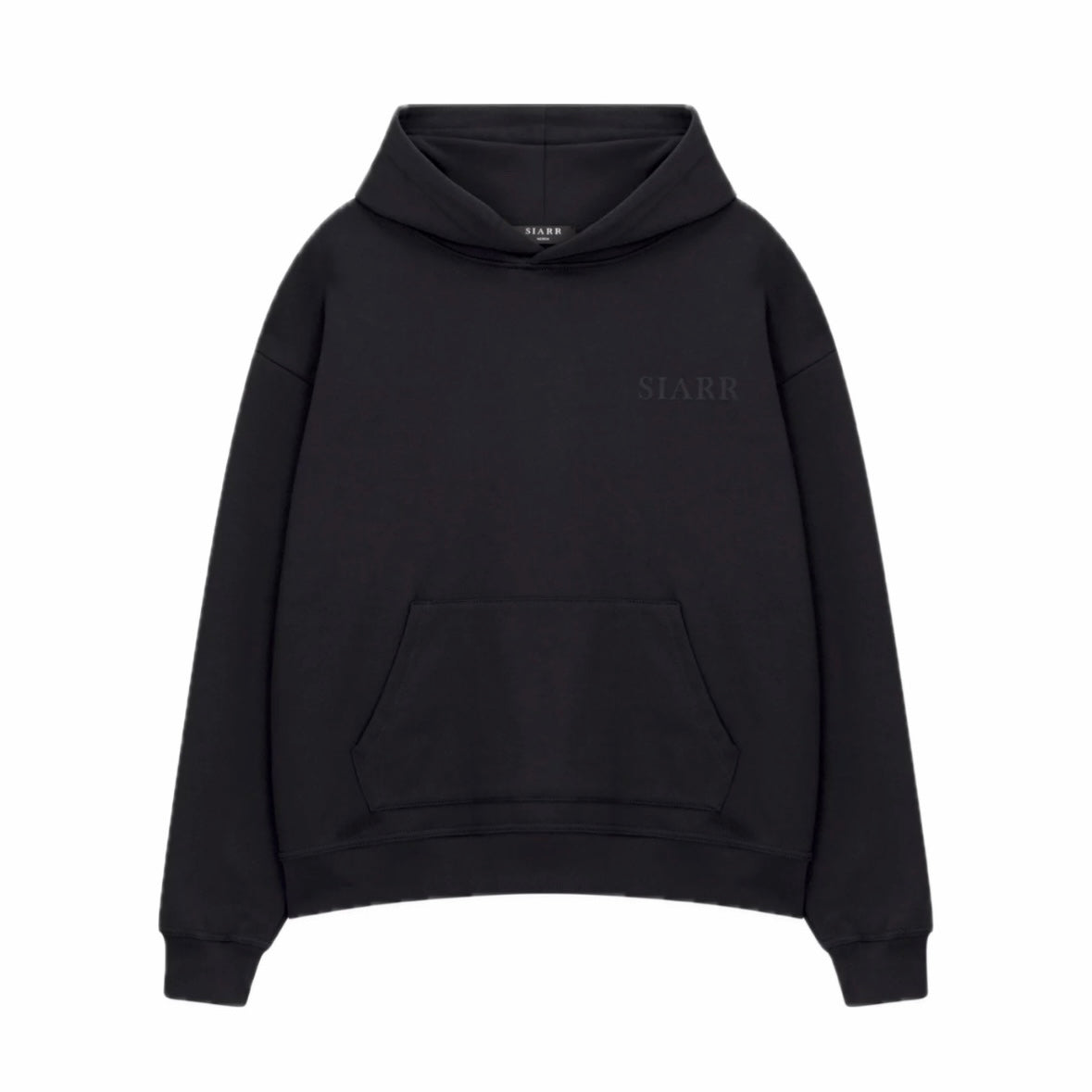 Siarr Puff Hoodie Black – Empire Glasgow