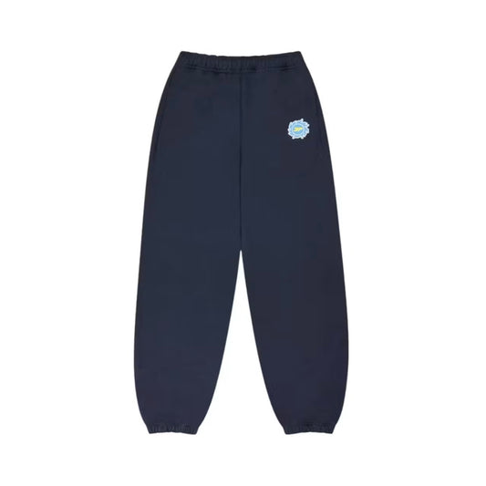 BROKEN PLANET SPACE CLUB CUFFED SWEATPANTS NAVY