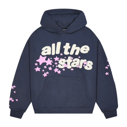 BROKEN PLANET ALL THE STARS HOODIE NAVY