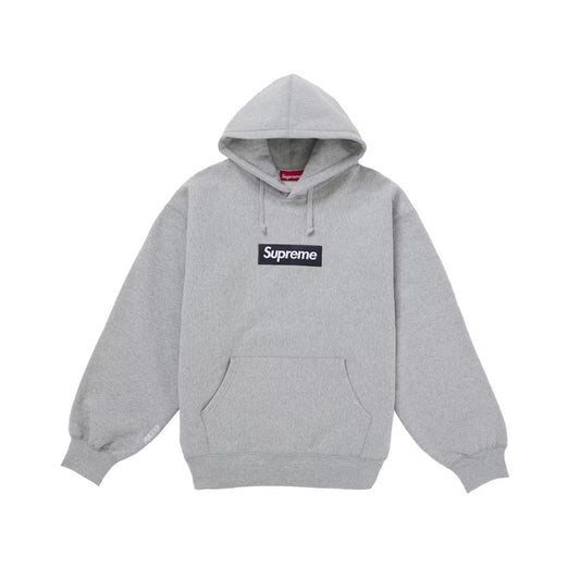 Supreme Box Logo Hoodie Heather Grey (FW25)