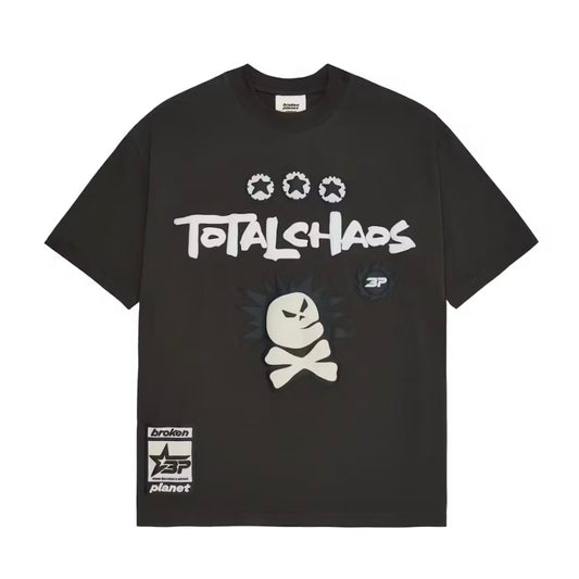 BROKEN PLANET TOTAL CHAOS TEE BLACK
