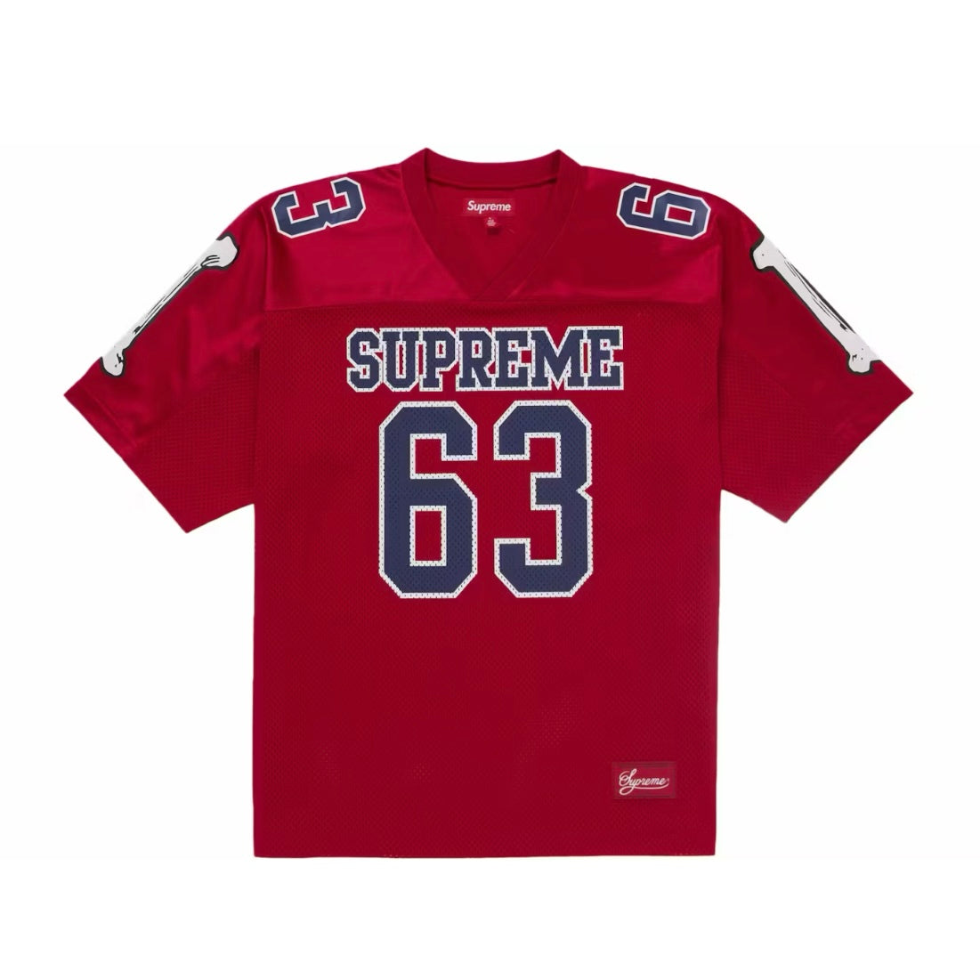SUPREME BONES FOOTBALL JERSEY RED (FW25)