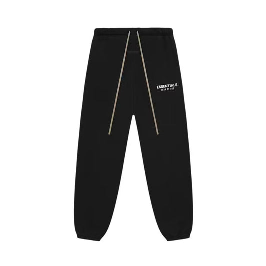 ESSENTIALS AW24 JOGGERS 'BLACK WHITE’