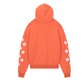 Siarr Applique Hoodie Orange