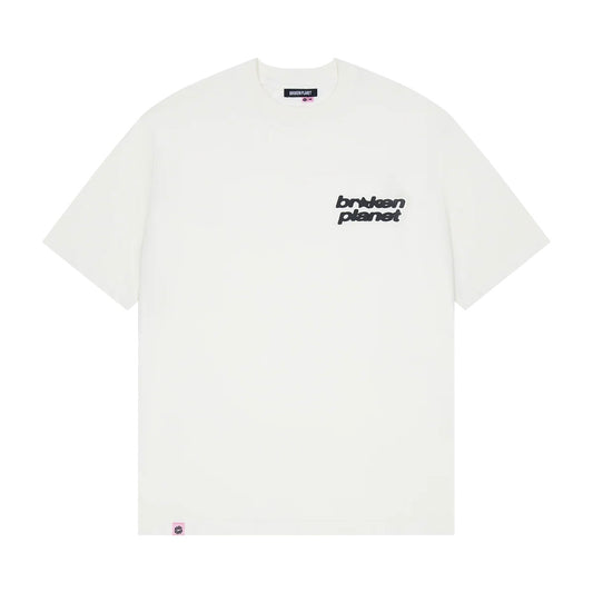 BROKEN PLANET BASICS TEE VANILLA WHITE