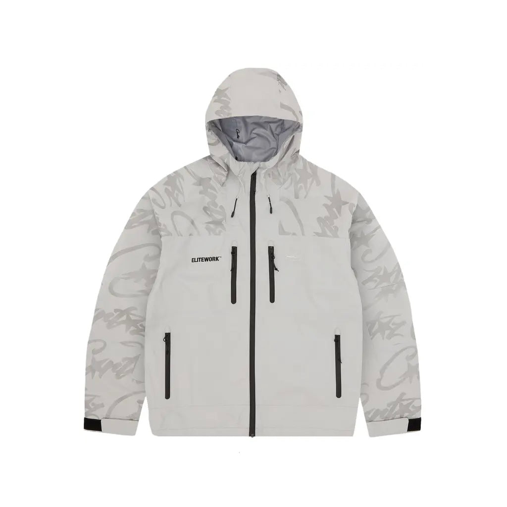 CORTEIZ ELITEWORK REFLECTIVE SHELL JACKET GREY