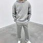 Siarr Puff Hoodie Dove Grey